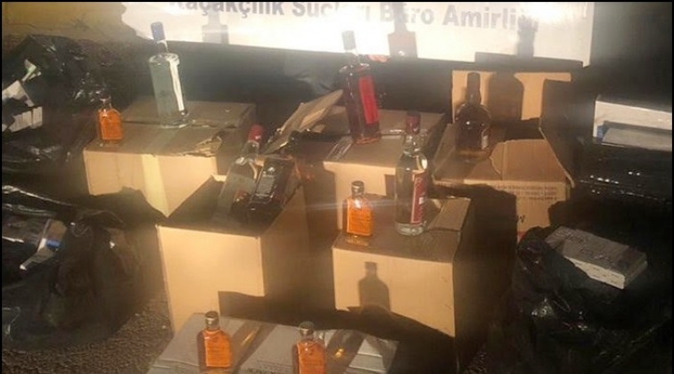 Gaziantep'te ka&ccedil;ak sigara ve sahte alkol operasyonu