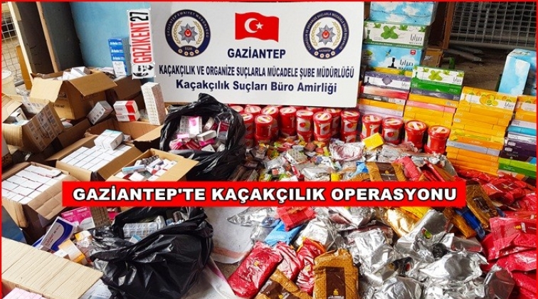 Gaziantep'te kaçakçılık operasyonu: 2 gözaltı