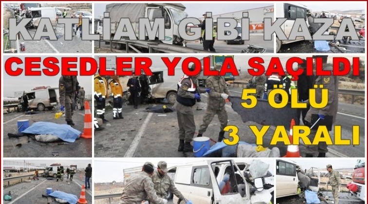 Gaziantep'te katliam gibi kaza: 5 ölü 3 yaralı