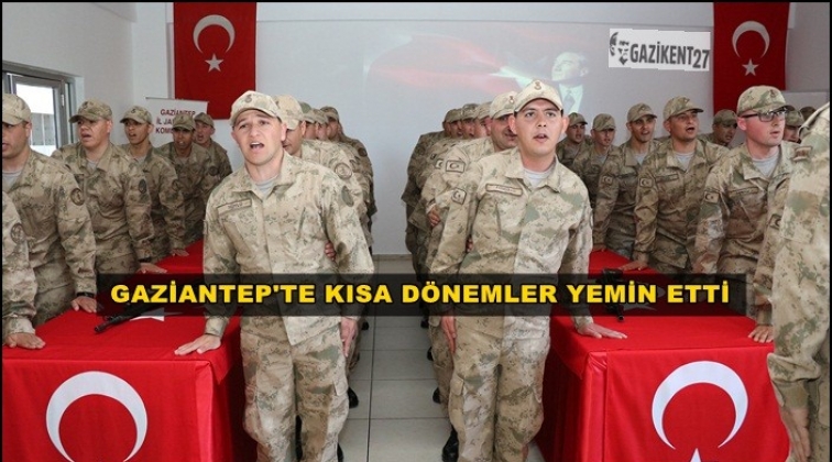 Gaziantep'te kısa d&ouml;nemler yemin etti