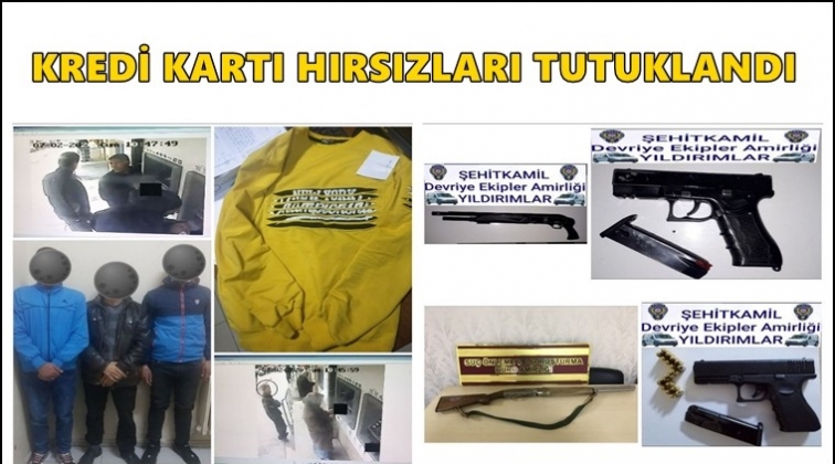 Gaziantep'te kredi kartı &ccedil;alan 2 kişi tutuklandı