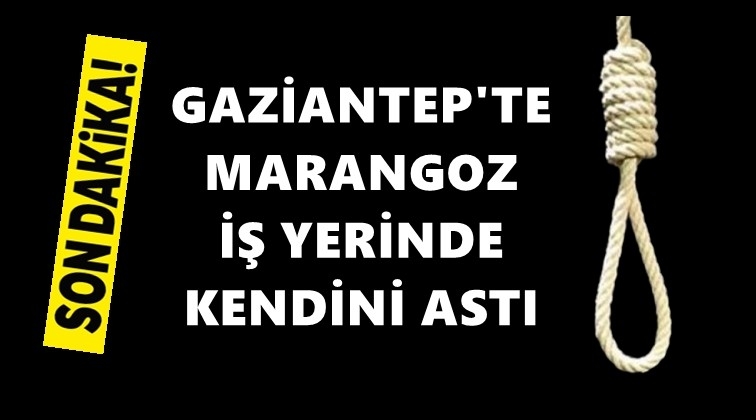 Gaziantep'te marangoz intihar etti!..