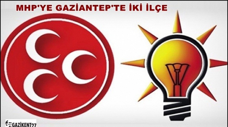 Gaziantep'te MHP'ye hangi il&ccedil;eler verildi?