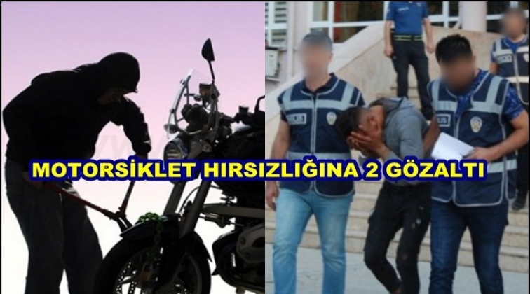 Gaziantep'te motosiklet hırsızlığına 2 g&ouml;zaltı