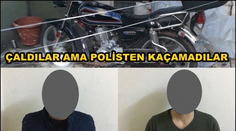 Gaziantep'te motosiklet hırsızlığına 2 g&ouml;zaltı