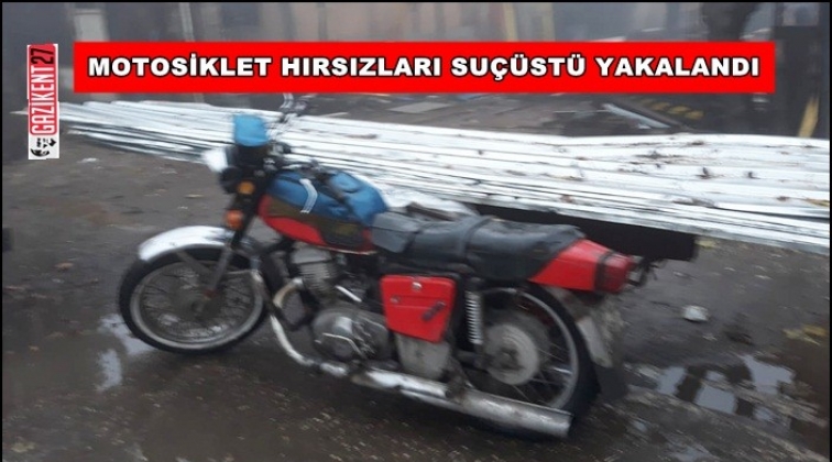 Gaziantep'te motosiklet hırsızlığına suçüstü