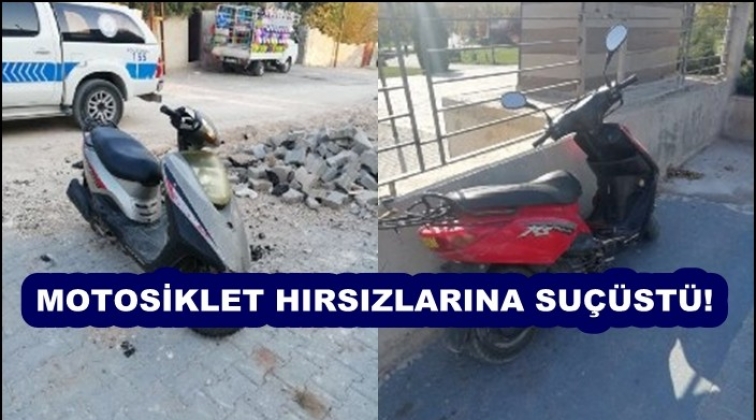 Gaziantep'te motosiklet hırsızlığına su&ccedil;&uuml;st&uuml;