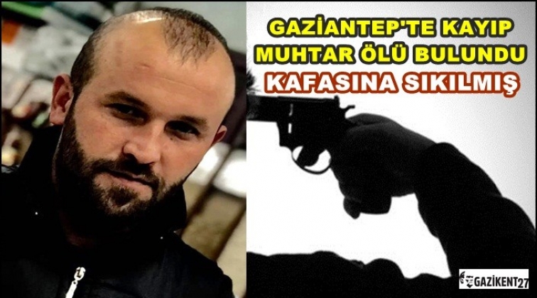 Gaziantep'te muhtarın kafasına sıktılar!