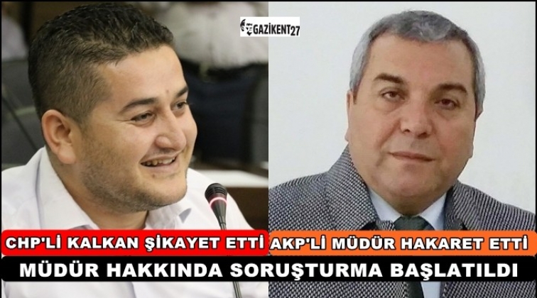 Gaziantep'te okul m&uuml;d&uuml;r&uuml;nden muhalefete hakaret