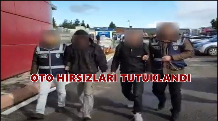 Gaziantep'te oto hırsızlığına 3 tutuklama