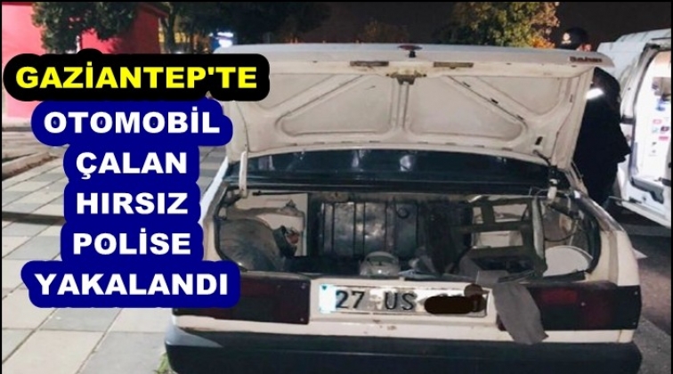 Gaziantep'te oto hırsızlığına su&ccedil;&uuml;st&uuml;!