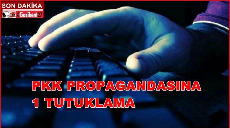 Gaziantep'te PKK/PYD propagandasına 1 tutuklama