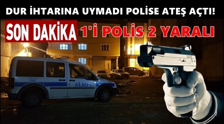 Polise ateş a&ccedil;ıldı: 1'i polis, 2 yaralı