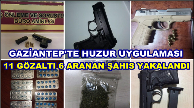 Gaziantep'te polisinden huzur operasyonu