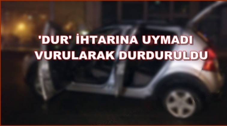 Gaziantep'te polisten kaçan araca ateş açıldı