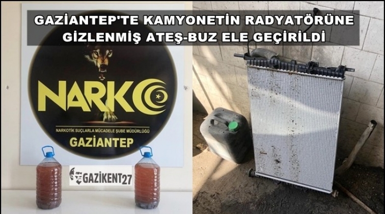 Gaziantep'te radyat&ouml;re zulalanmış uyuşturucu