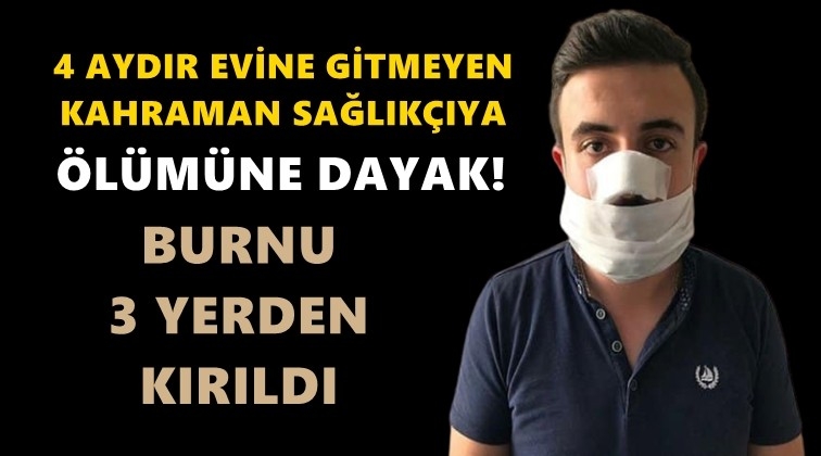 Gaziantep'te sağlık&ccedil;ıya &ouml;ld&uuml;resiye dayak!