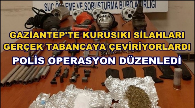 Gaziantep'te silah at&ouml;lyesine operasyon