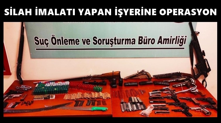 Gaziantep'te silah imalathanesine operasyon
