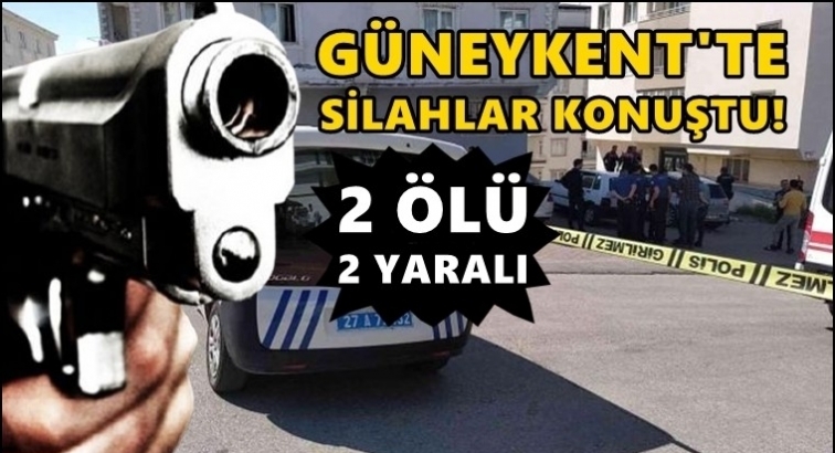 Gaziantep'te silahlı kavga: 2 &ouml;l&uuml; 2 yaralı...