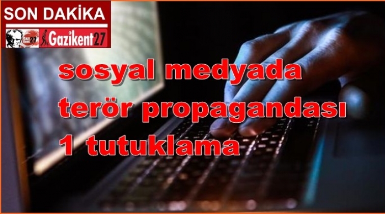 Gaziantep'te sosyal medyada terör propagandası