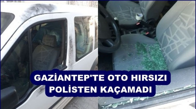 Gaziantep'te su&ccedil; makinası hırsızlık yaparken yakalandı