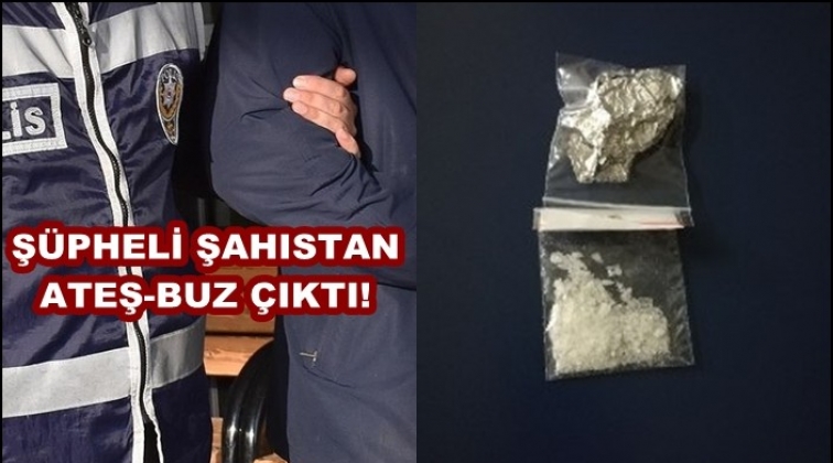 Gaziantep'te ş&uuml;pheli şahıstan uyuşturucu &ccedil;ıktı!