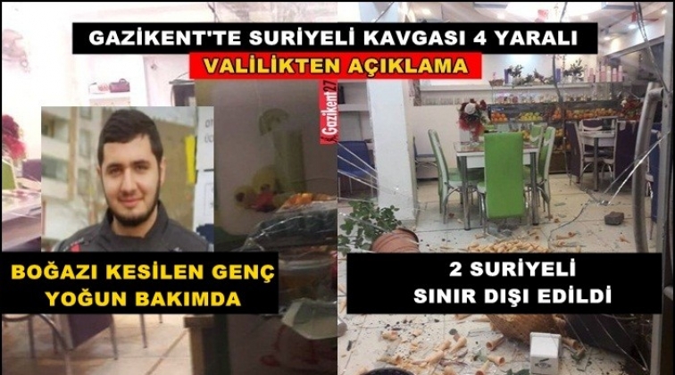 Gaziantep'te Suriyelilerle bıçaklı kavga: 4 yaralı