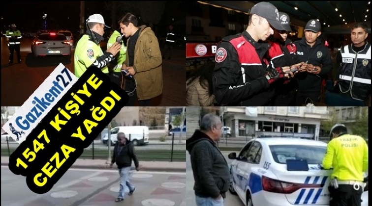 Gaziantep'te s&uuml;r&uuml;c&uuml; ve yayalara ceza yağdı