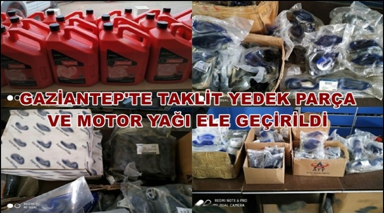 Gaziantep'te taklit yedek par&ccedil;a operasyonu