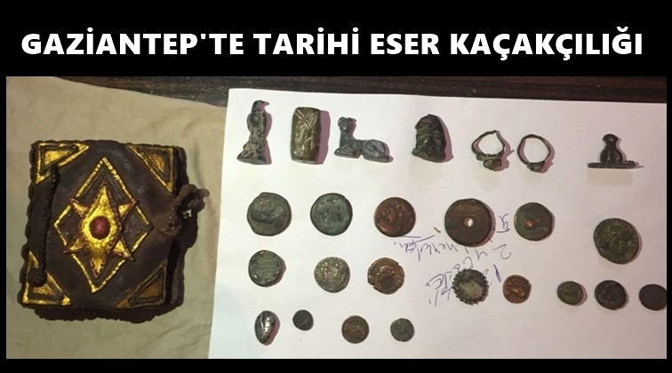 Gaziantep'te tarihi eser ka&ccedil;ak&ccedil;ılığı