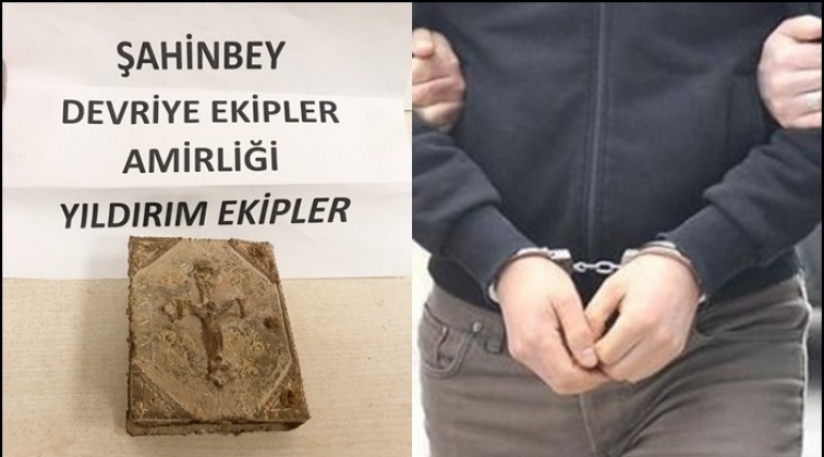 Gaziantep'te tarihi eser ka&ccedil;ak&ccedil;ılığı: 2 g&ouml;zaltı