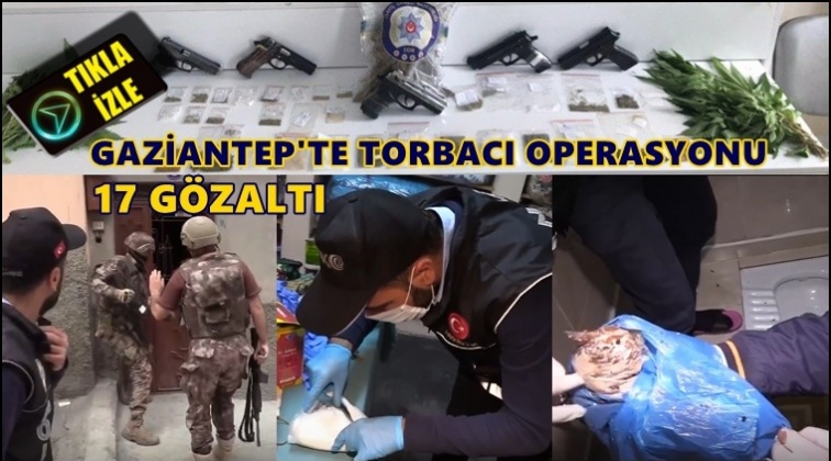 Gaziantep'te "torbacı" operasyonu
