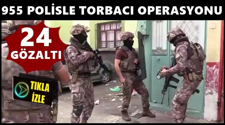 Gaziantep'te torbacı operasyonu: 24 g&ouml;zaltı