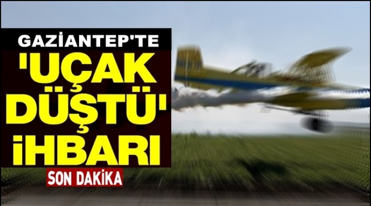 Gaziantep'te 'u&ccedil;ak d&uuml;şt&uuml;' ihbarı alarma ge&ccedil;irdi!