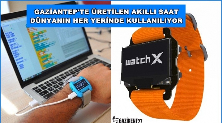 Gaziantep'te üretilen akıllı saat ikincilik aldı