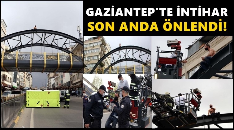 Gaziantep'te &uuml;st ge&ccedil;itte intihar girişimi!