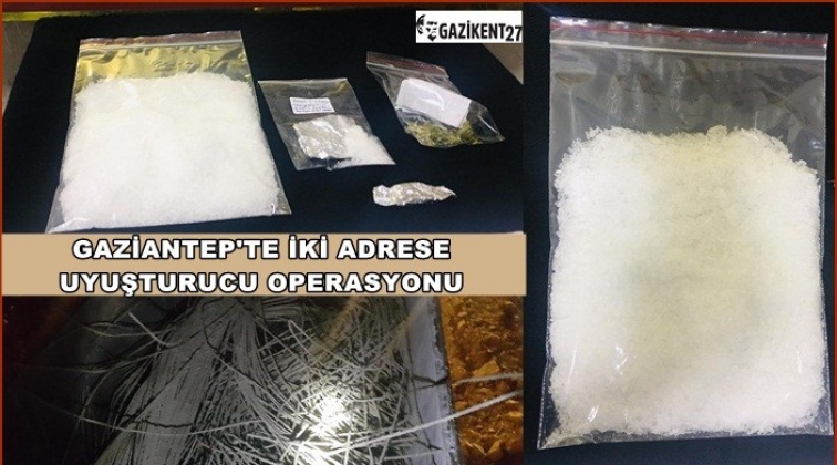 Gaziantep'te uyuşturucu operasyonu: 4 gözaltı