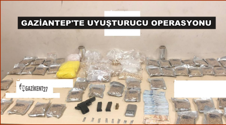 Gaziantep'te uyuşturucu satıcılarına operasyon