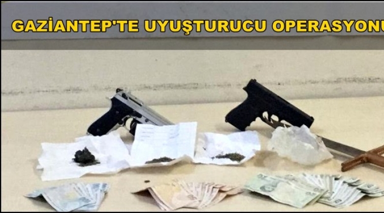 Gaziantep'te uyuşturucu satıcılarına operasyon