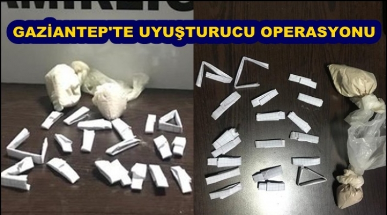 Gaziantep'te uyuşturucu satıcılarına operasyon