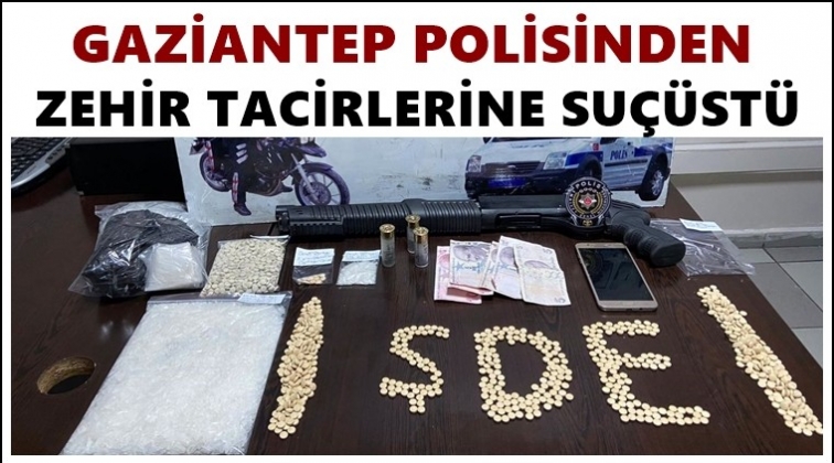Gaziantep'te uyuşturucu satıcılarına su&ccedil;&uuml;st&uuml;