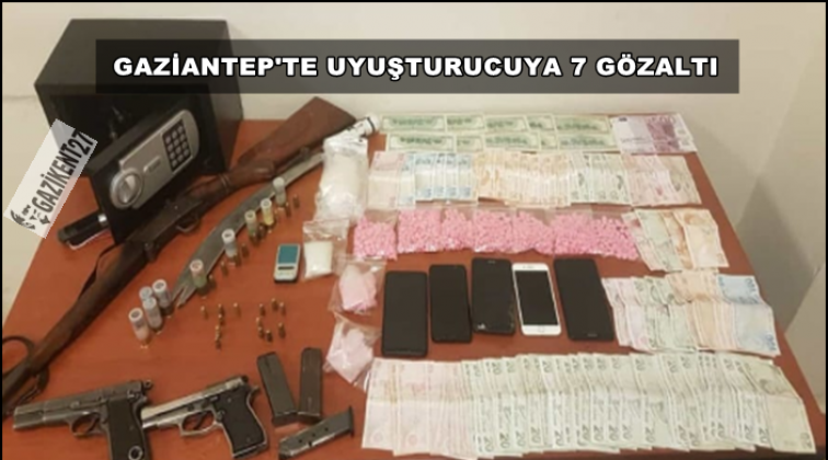 Gaziantep'te uyuşturucu tacirlerine operasyon
