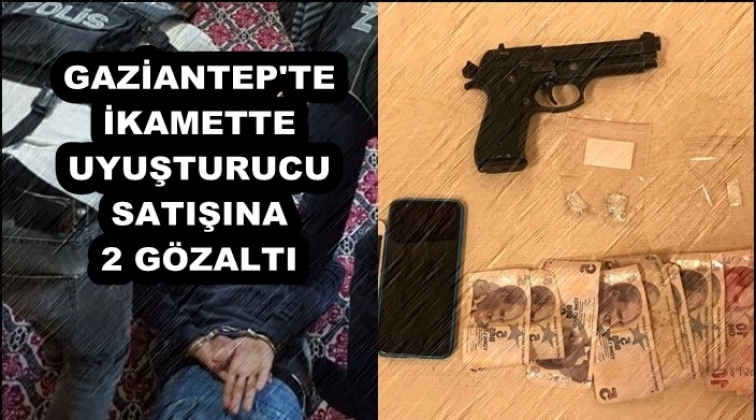 Gaziantep'te uyuşturucu ticaretine 2 g&ouml;zaltı