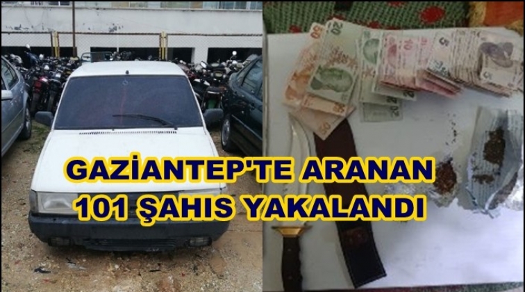 Gaziantep'te uyuşturucuya 12 hırsızlığa 20 g&ouml;zaltı