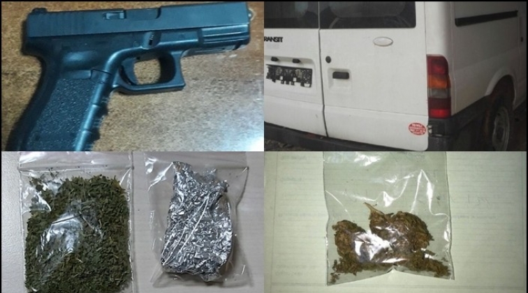 Gaziantep'te uyuşturucuya 21 hırsızlığa 26 g&ouml;zaltı