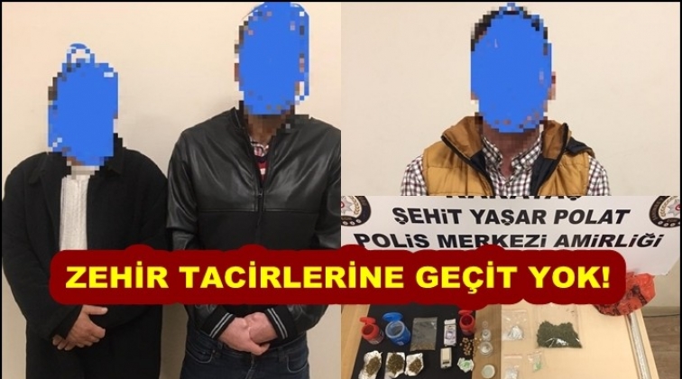 Gaziantep'te uyuşturucuya 3 g&ouml;zaltı