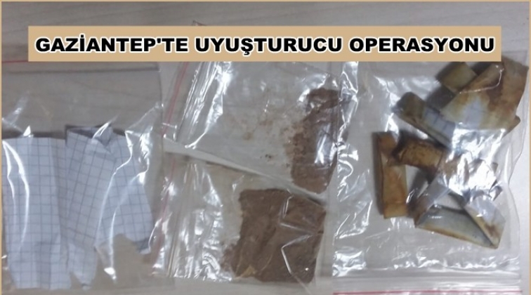 Gaziantep'te uyuşturucuya 3 tutuklama