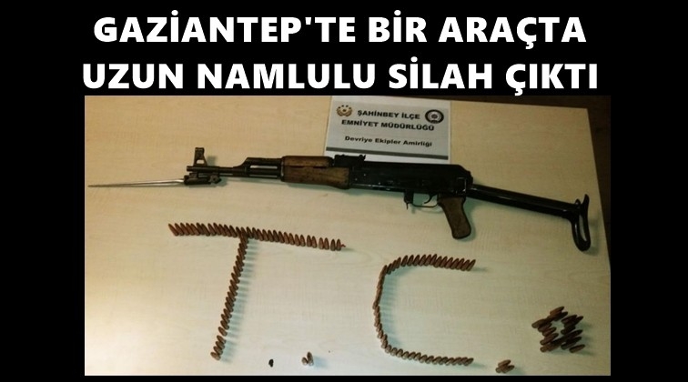 Gaziantep'te uzun namlulu silah ele geçirildi