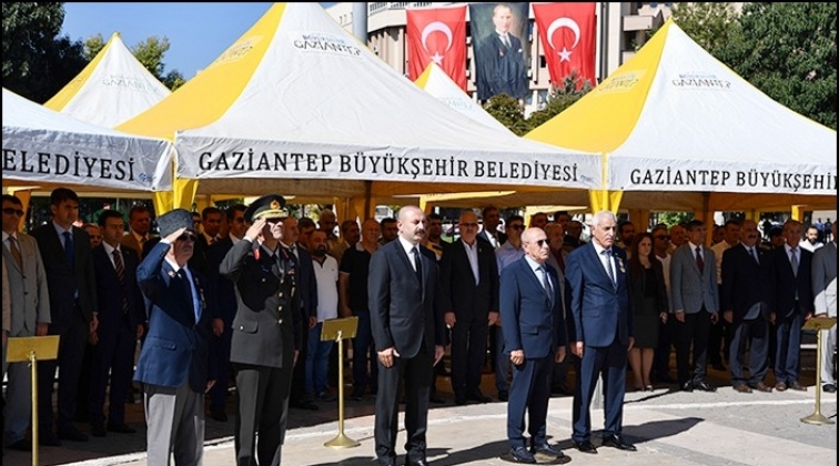 Gaziler G&uuml;n&uuml; Gaziantep'te t&ouml;renle kutlandı